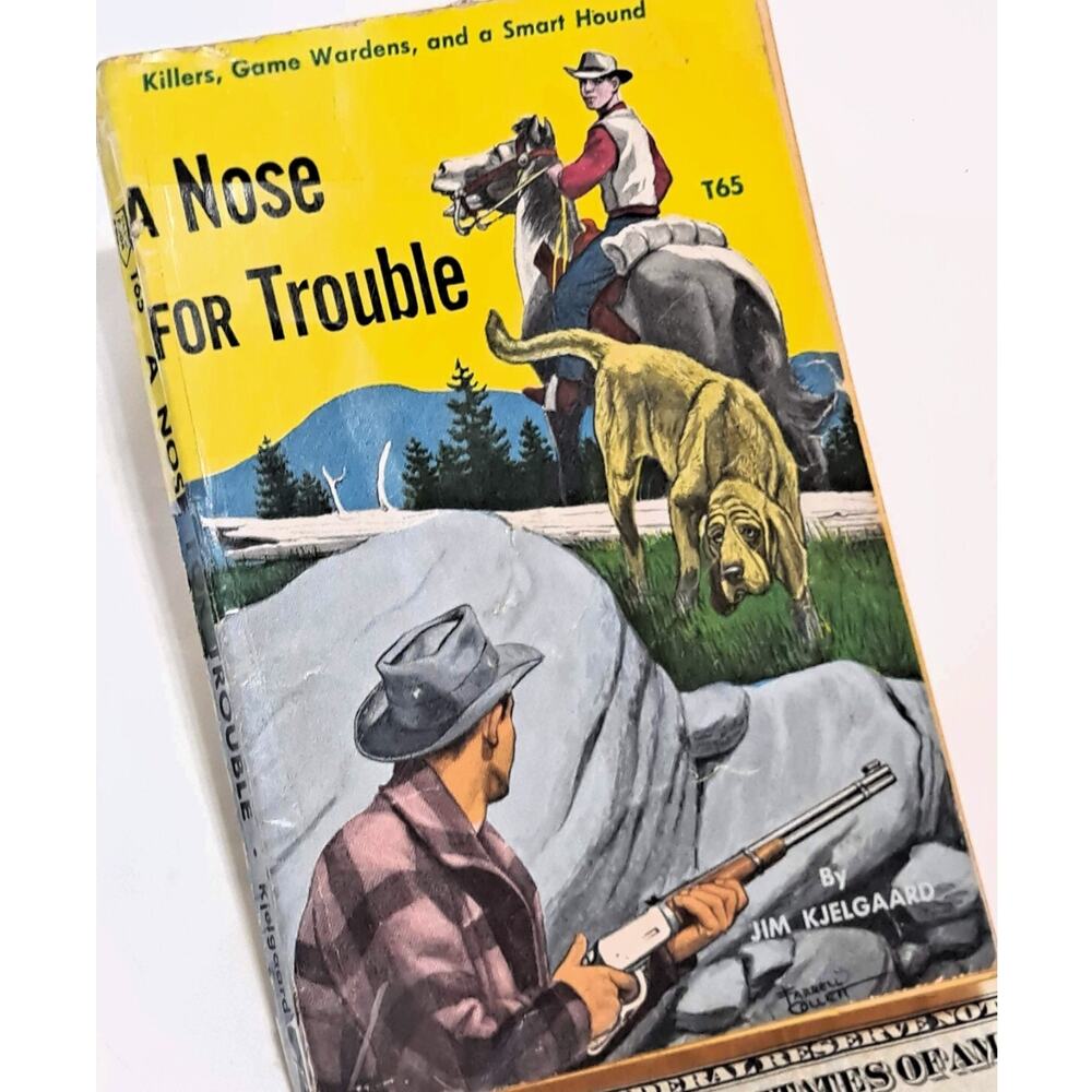 A Nose for Trouble by Jim Kjelgaard (1960 MMPB)